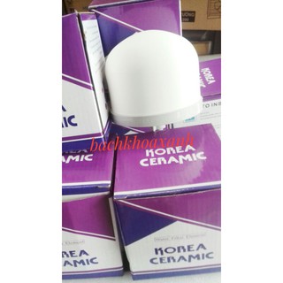 Combo Nấm sứ bình lọc nước Korea  Ceramic   (Trắng)