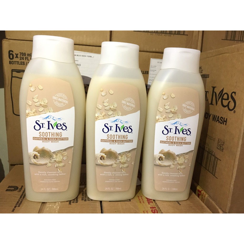 Chính hãng-Sữa Tắm ST.IVES 650ML Cam chanh/ Muối Biển /Yến mạch Bơ- Bao bì mới | BigBuy360 - bigbuy360.vn