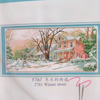 (Joy Sunday) Tranh thêu chữ thập mùa đông
