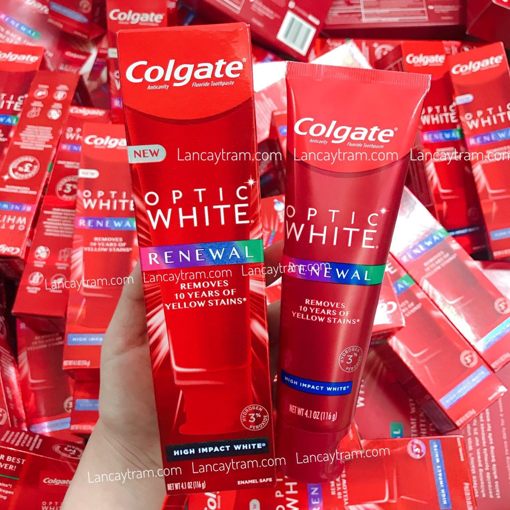 Kem Đánh Trắng Răng Colgate Optic White 119g