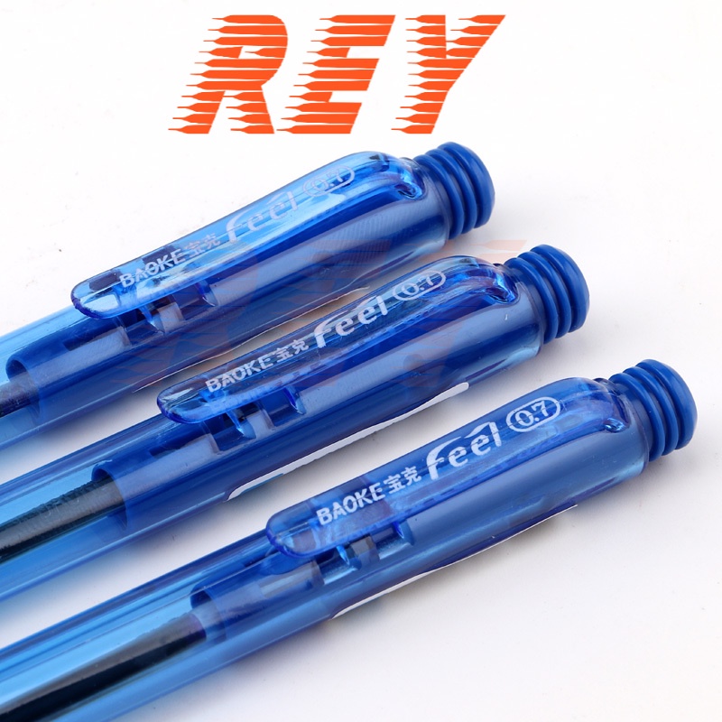 HỘP 24 cây bút bi dạng bấm ngòi 0.7mm Baoke B19