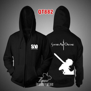 SALE- Áo khoác đen Sword Art Online đẹp nhất rẻ chất lượng /uy tin chất lượng - giá tốt nhất
