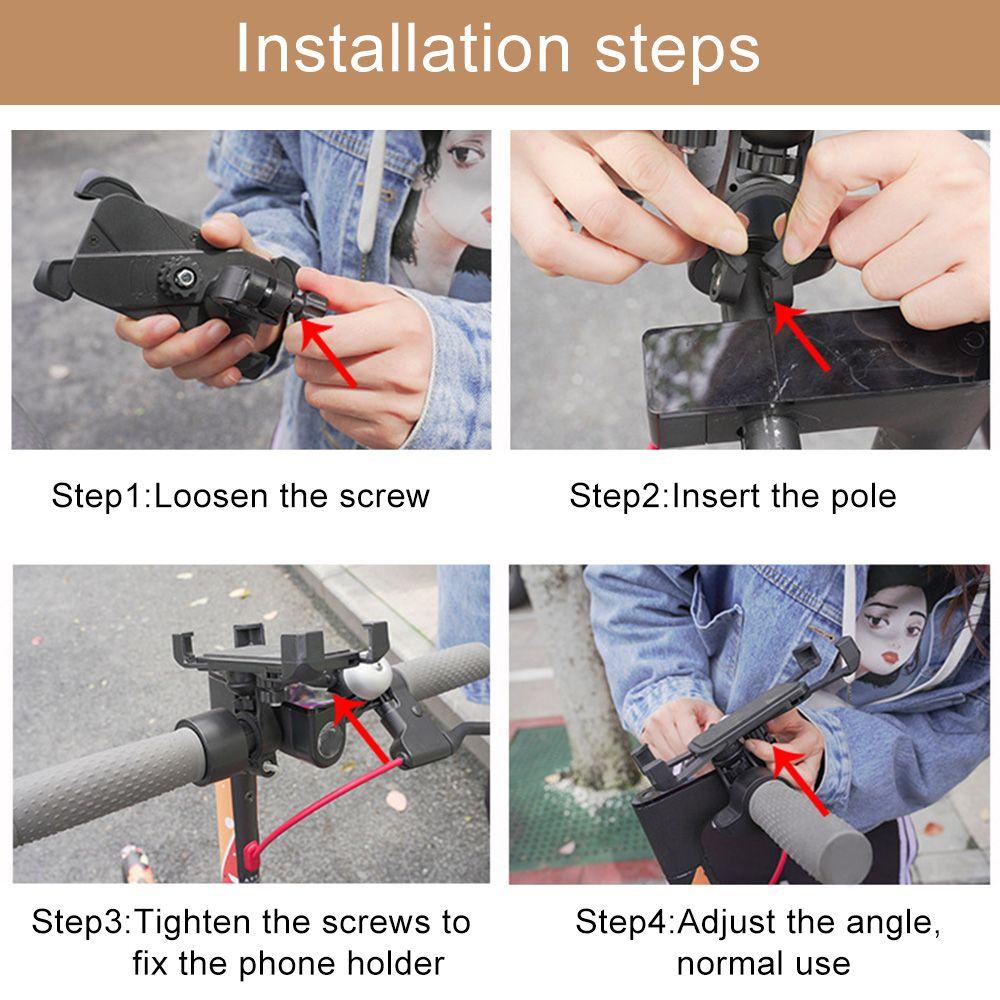 WATTLE Giá Đỡ Điện Thoại Gắn Xe Điện Tiện Dụng Và Bền