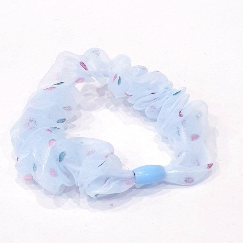Scrunchies Buộc Tóc Họa Tiết Chấm Bi | XCOT290