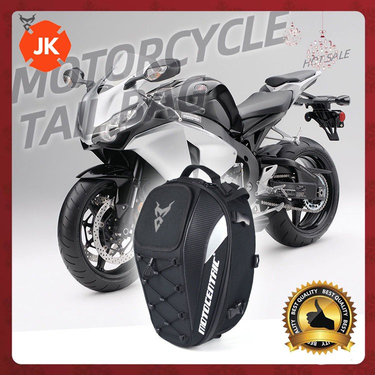 TÚI ĐUÔI XE MÁY (TAIL BAG) MOTOCENTRIC /  ĐA CHỨC NĂNG 4IN1 SỢI CARBON CHỐNG NƯỚC