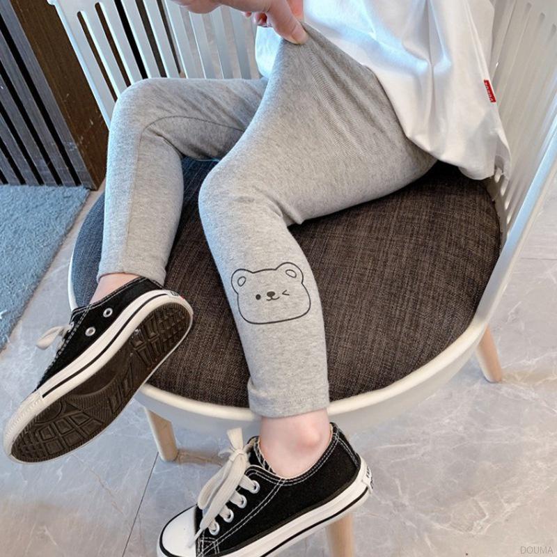 Quần ống mỏng dễ thương kiểu Hàn Quốc dành cho trẻ em