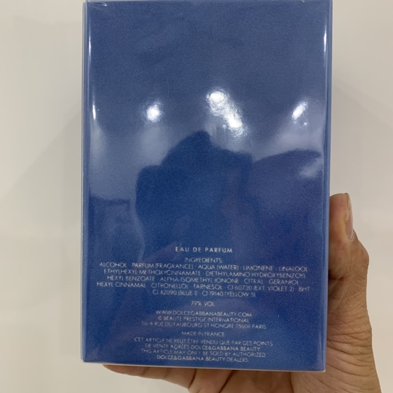 Nước hoa nam D&G light blue eau intense Pour Homme 200ml full seal