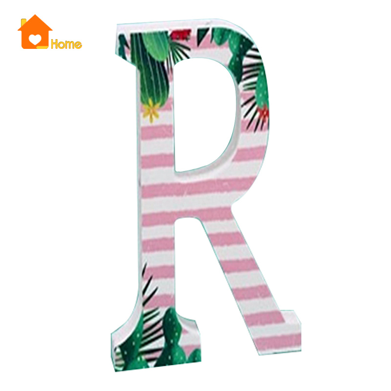 [Love_Home]DIY Alphabet English Letters A~Z DIY Crafts Combination Store Name Random