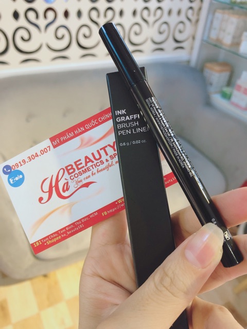 (AUTH_Korea)Kẻ mắt Dạng bút INK GRAFFI Brush Pen Liner THE FACE SHOP | BigBuy360 - bigbuy360.vn