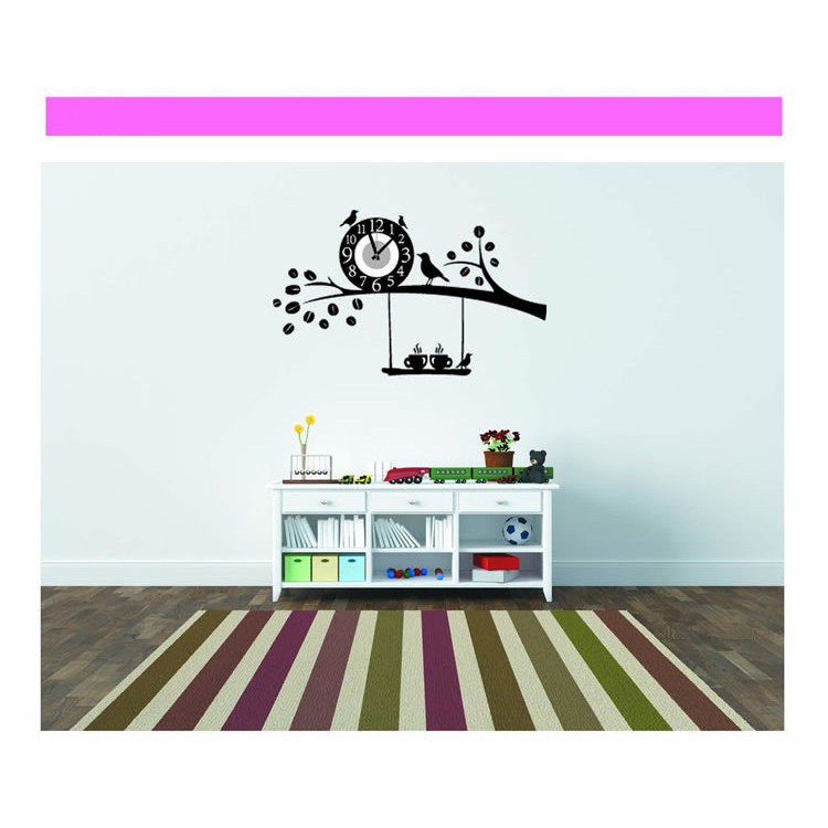 Decal và Đồng hồ dán tường AmyShop DH01