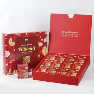 Thanh ngũ cốc ăn kiêng Granola Bar 360gr Bazanland Mix 6 loại ngũ cốc dinh dưỡng thơm ngon phù hợp cho mọi người