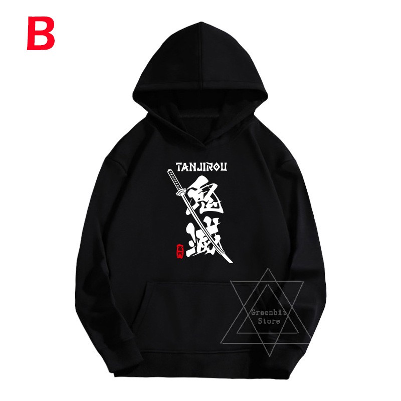 Áo Khoác Hoodie Phong Cách Anime Nhật Bản Demon Slayer Kimetsuno Yaiba KamadoTanjirou Agatsuma Zenitsu | BigBuy360 - bigbuy360.vn