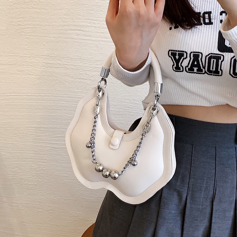 Túi Đeo Chéo Phối Dây Xích Đa Năng Thiết Kế Độc Đáo Thời Trang Mùa Hè 2022 Cho Nữ