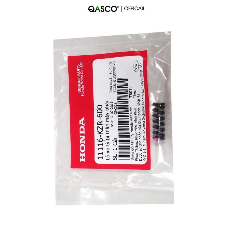 Lò xo tỳ bi thân máy phải HONDA AB 125, Lead 125, Pcx, SH125, SH150, SHMODE