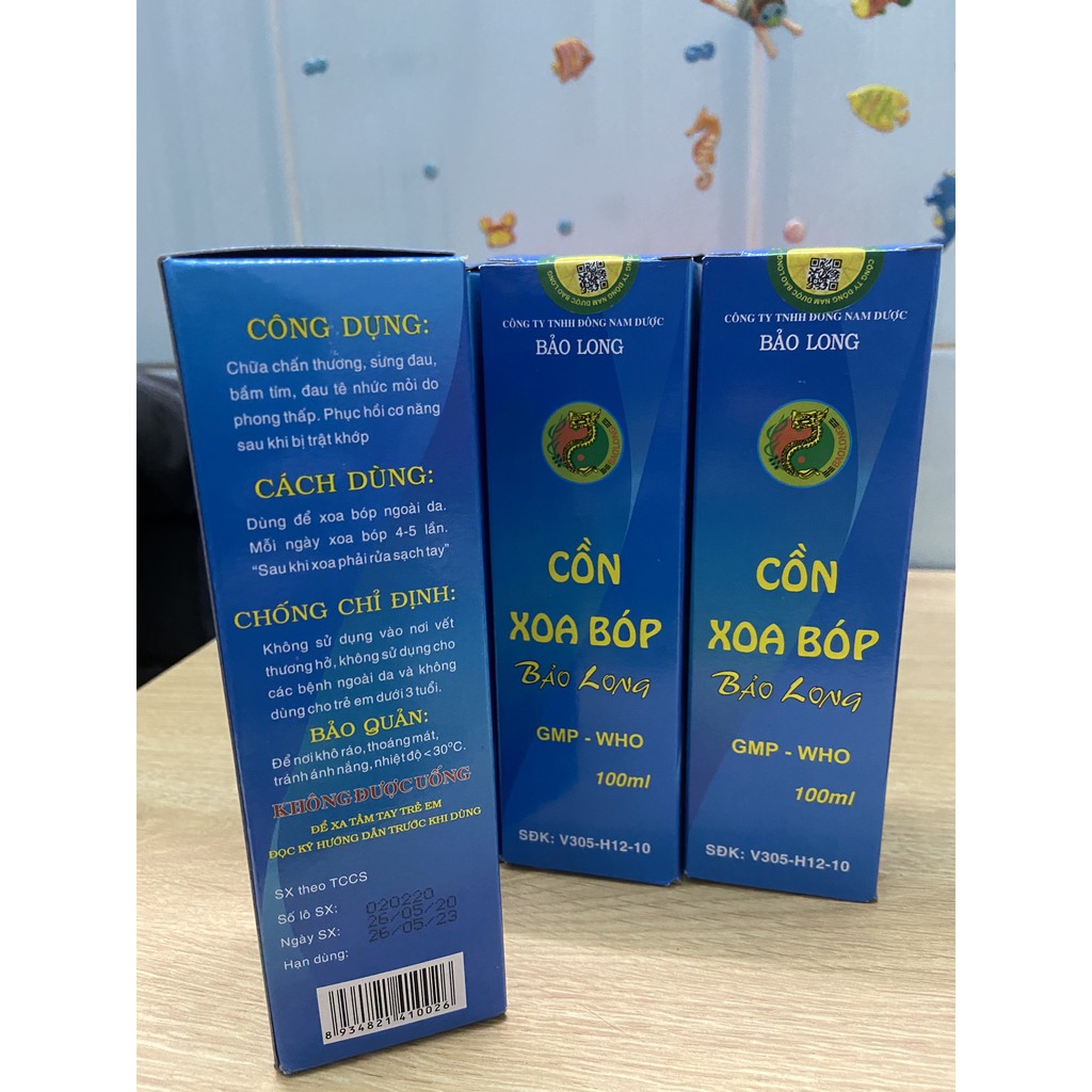 Cồn Xoa Bóp Bảo Long