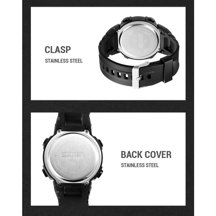 Đồng Hồ Quartz Điện Tử Chống Thấm Nước Cho Nam SKMEI 1820