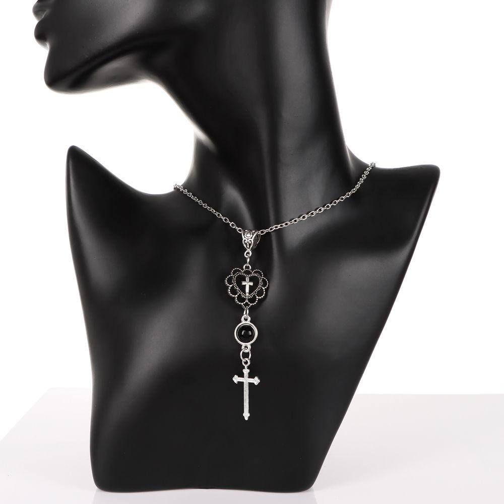 ME Dây Chuyền Mặt Trái Tim Phong Cách Gothic