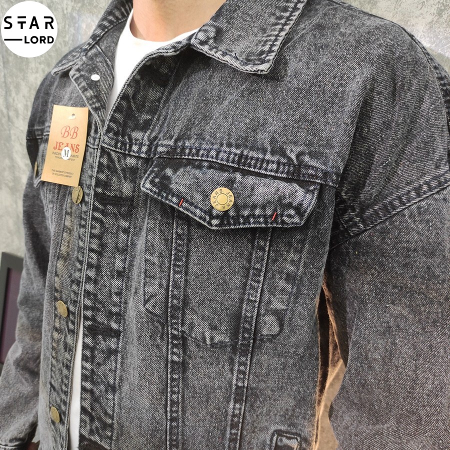 Áo khoác jean nam [ hình thật ] form chuẩn vải đẹp SL359 STARLORD