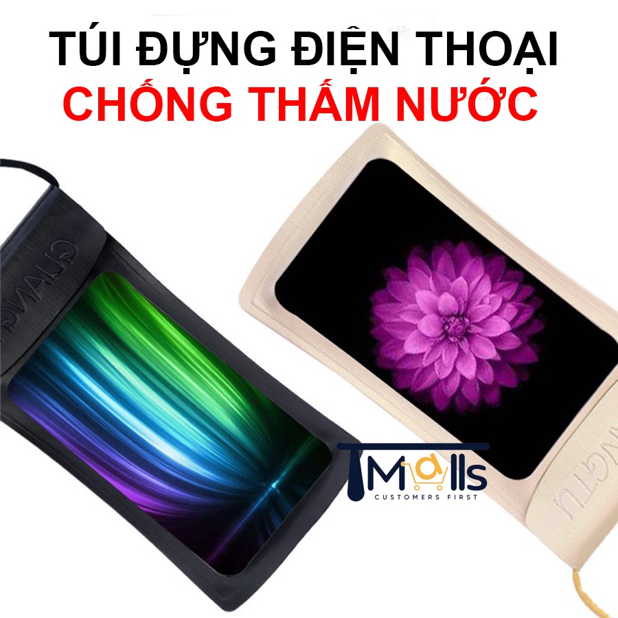 Túi đựng điện thoại xịn chống thấm nước Khóa 3 Lớp miệng dán