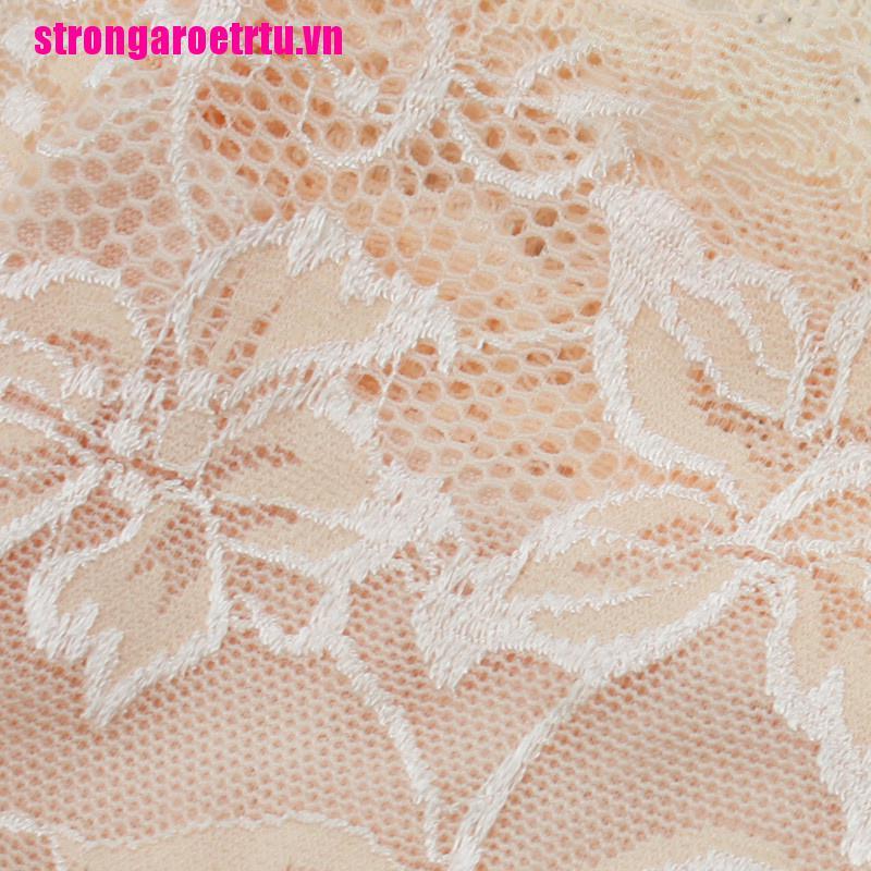 【strong】Women's Sexy Lace Crop Lingerie Bras Wrapped Strapless Padded Breathab