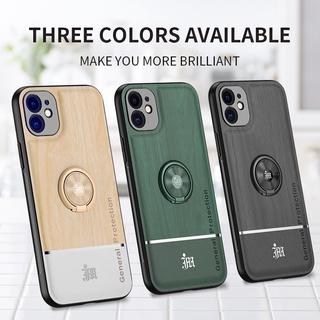 Ốp lưng da có nhẫn đỡ cho huawei p40 p40pro p30 p30pro p20