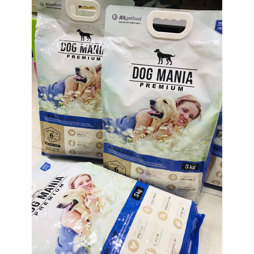 Dog Mania Premium_Thức ăn hạt cho chó mọi lứa tuổi_túi 5kg