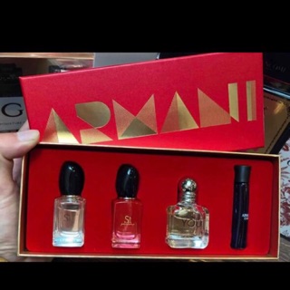 Sét nước hoa nữ 4 chai giorgio armani