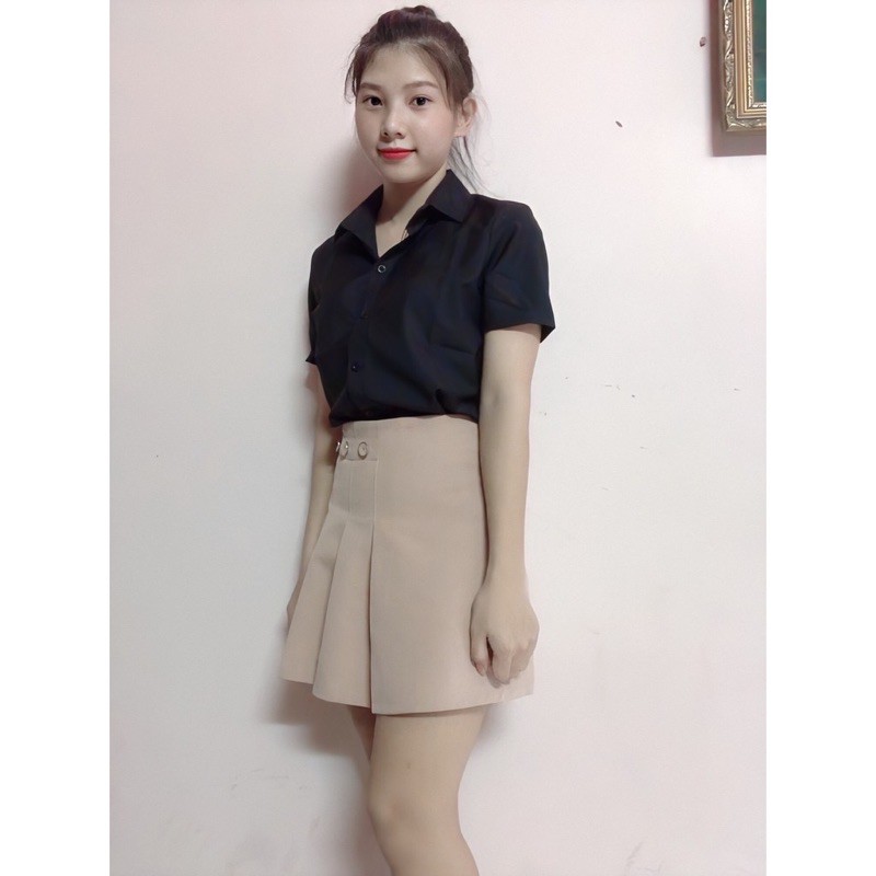 (Size 40-60kg) Áo Sơ Mi Nữ Công Sở Dài Tay Ngắn tay 4 Màu chất đẹp không nhăn | BigBuy360 - bigbuy360.vn