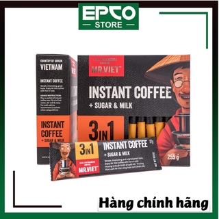 Cà Phê Hòa Tan Mr Viet 3 Trong 1 (15 Gói x 17g) 255g