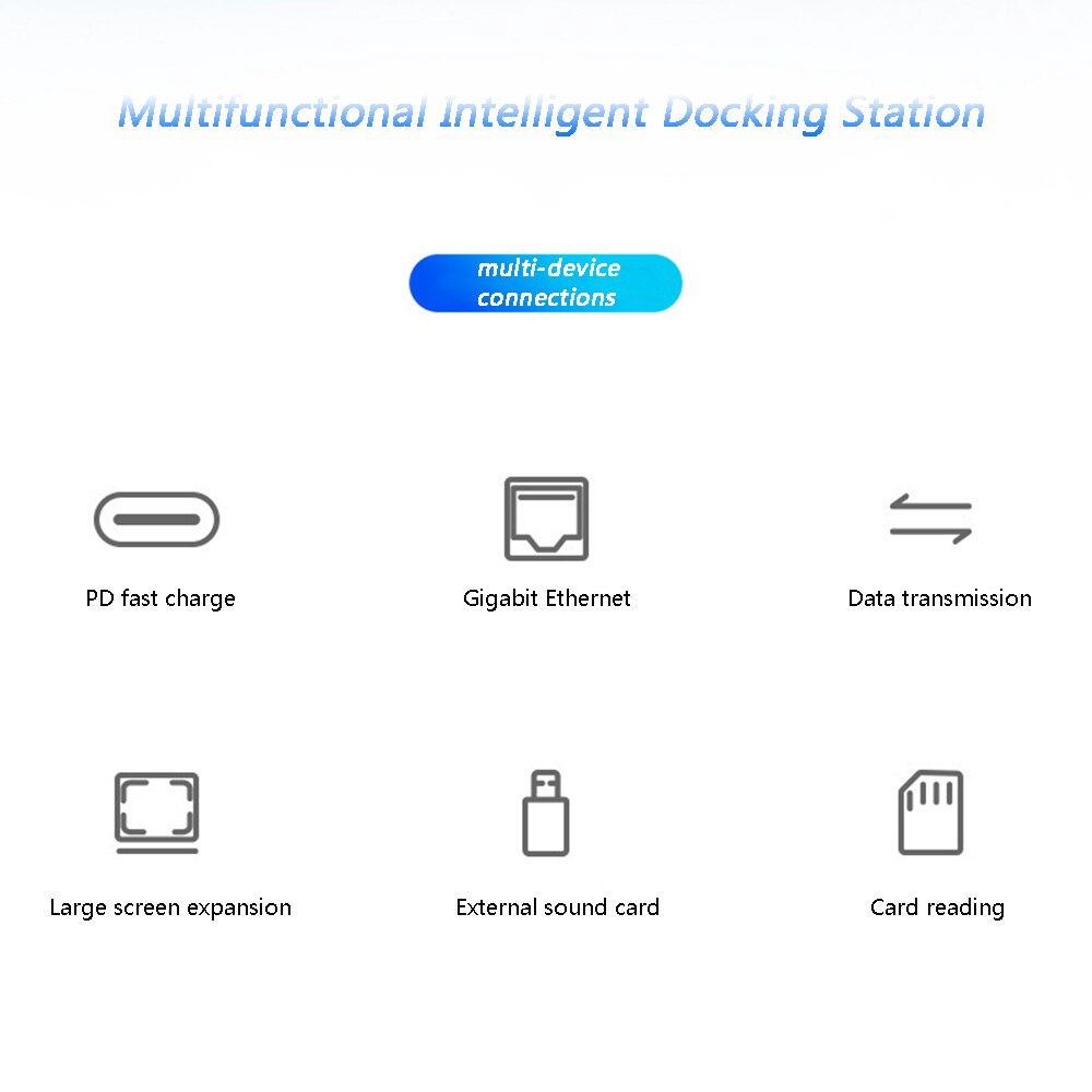 Bộ Chia Cổng Usb Type C Sang 4k Hdmi Vga Rj45 3.0 Pd