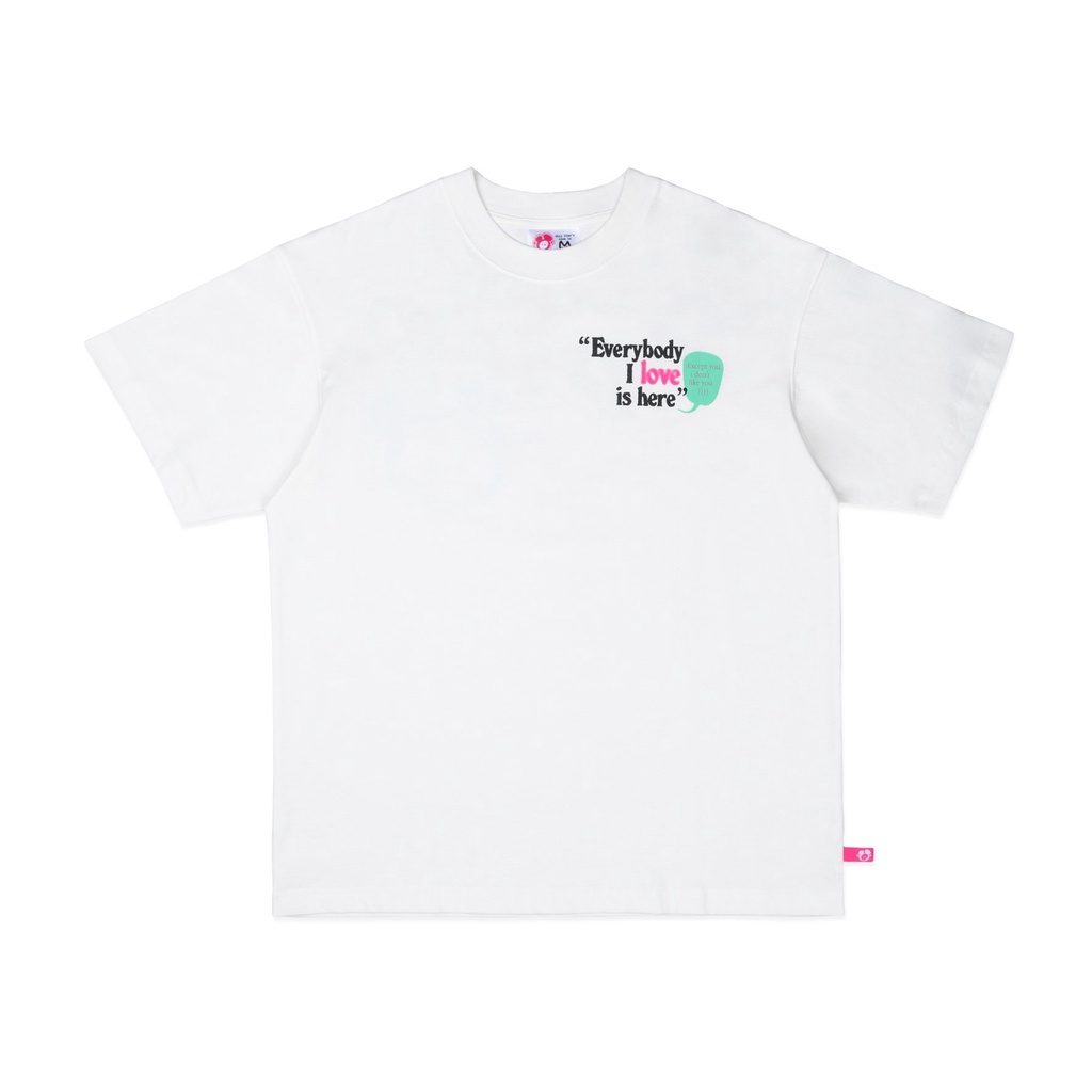 Áo Thun POPPOP WORLD TEE WHITE