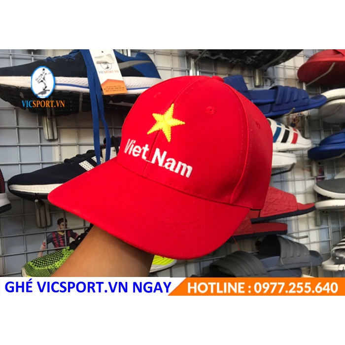 Mũ Lưỡi Chai, Nón Kết Việt Nam, Cờ Đỏ Sao Vàng Cổ Vũ Mùa AFF Cup - Vicsport