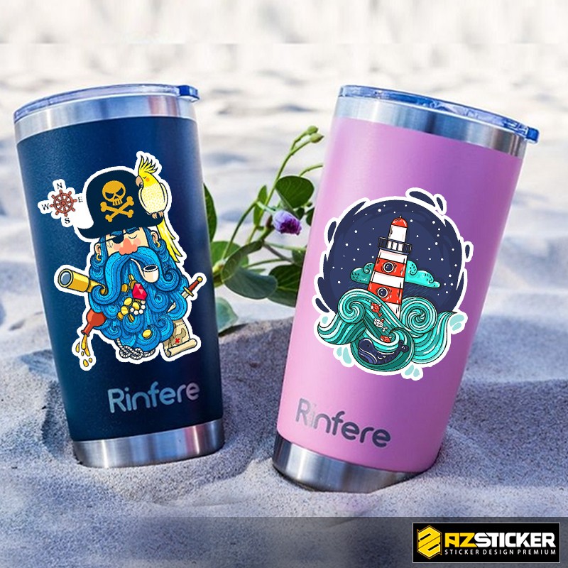 [Set 100+] Sticker Chủ Đề Cướp Biển Chống Thấm Nước | STK75 | Sticker Dán Mũ Bảo Hiểm Bình Nước Laptop Điện Thoại