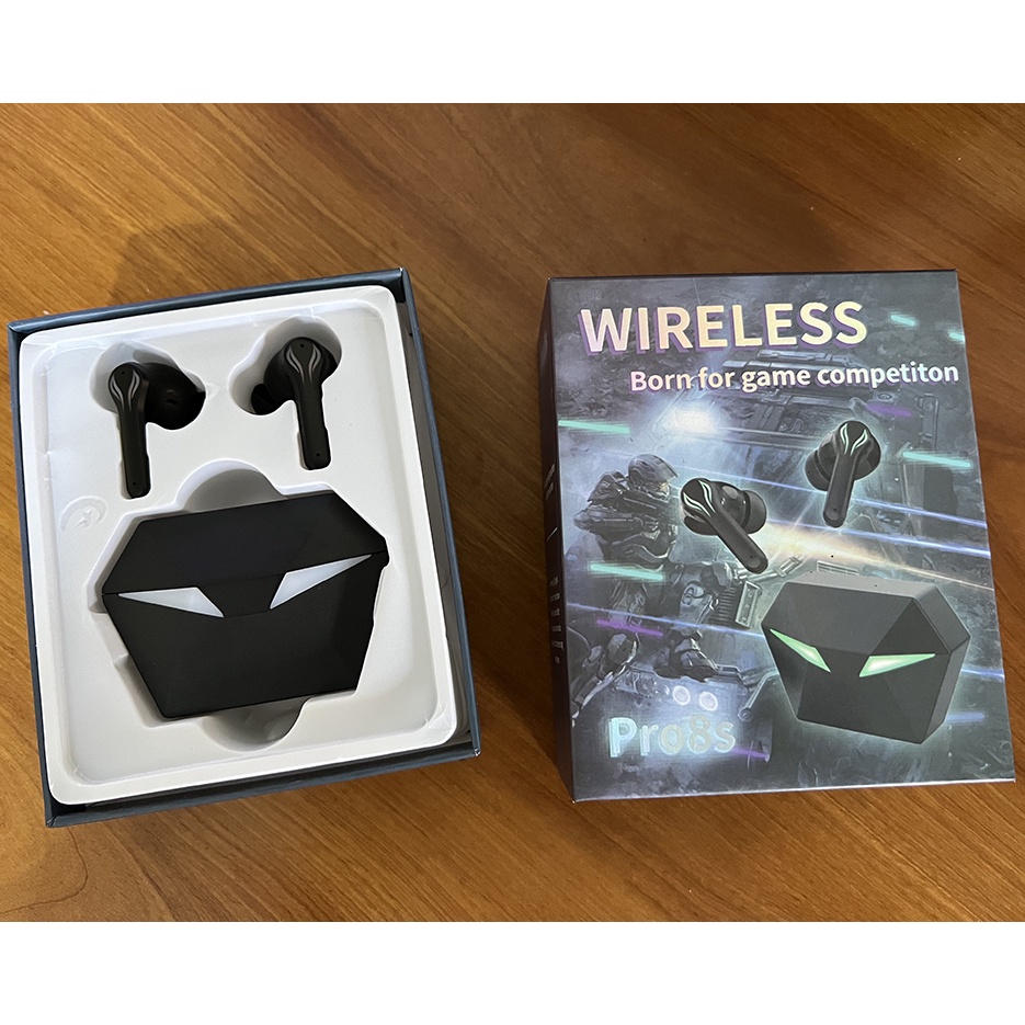 Tai Nghe Gaming Bluetooth Pro 8S / Tai Nghe Chơi Game Pro 8S TWS Có Micro / Nghe Nhạc Không Dây Chống Ồn - BH 6 Tháng