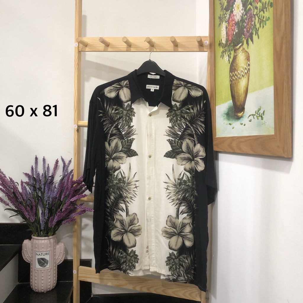 Áo sơmi hawaii Mỹ 2hand phong cách vintage , áo somi vải lanh hàng loại 1 họa tiết đa dạng