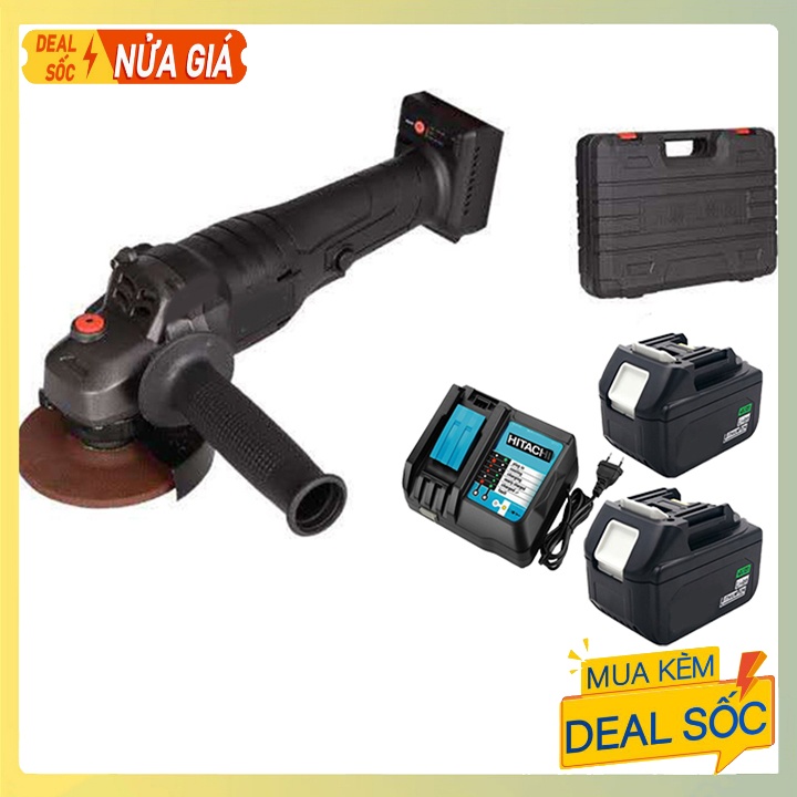 Máy mài Pin Hitachi lõi đồng 2 Pin 10 cell - Động cơ lõi đồng không chổi than