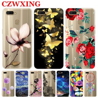 OPPO A7 Case Silicone TPU Back Cover Cartoon Soft Phone Case