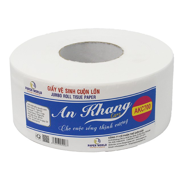 5 Cuộn giấy vệ sinh cuộn lớn