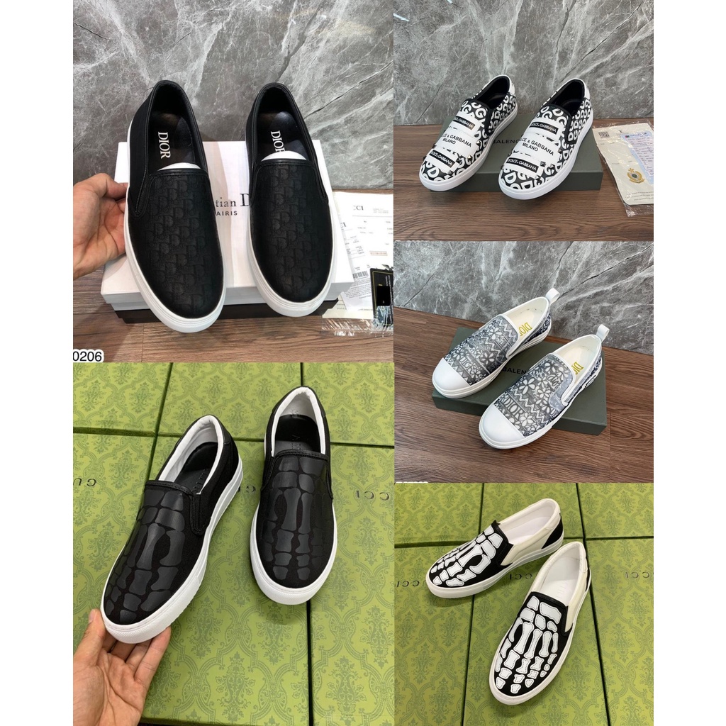 Giày Lười Nam Dior - Giày Lười Nam Đế Cao Su