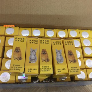 Thuốc Diệt Ve Rận Bọ Chét Chó Mèo Nhỏ Gáy MEOGOG