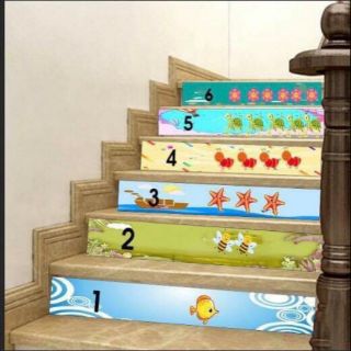 Decal dán cầu thang 21 bậc