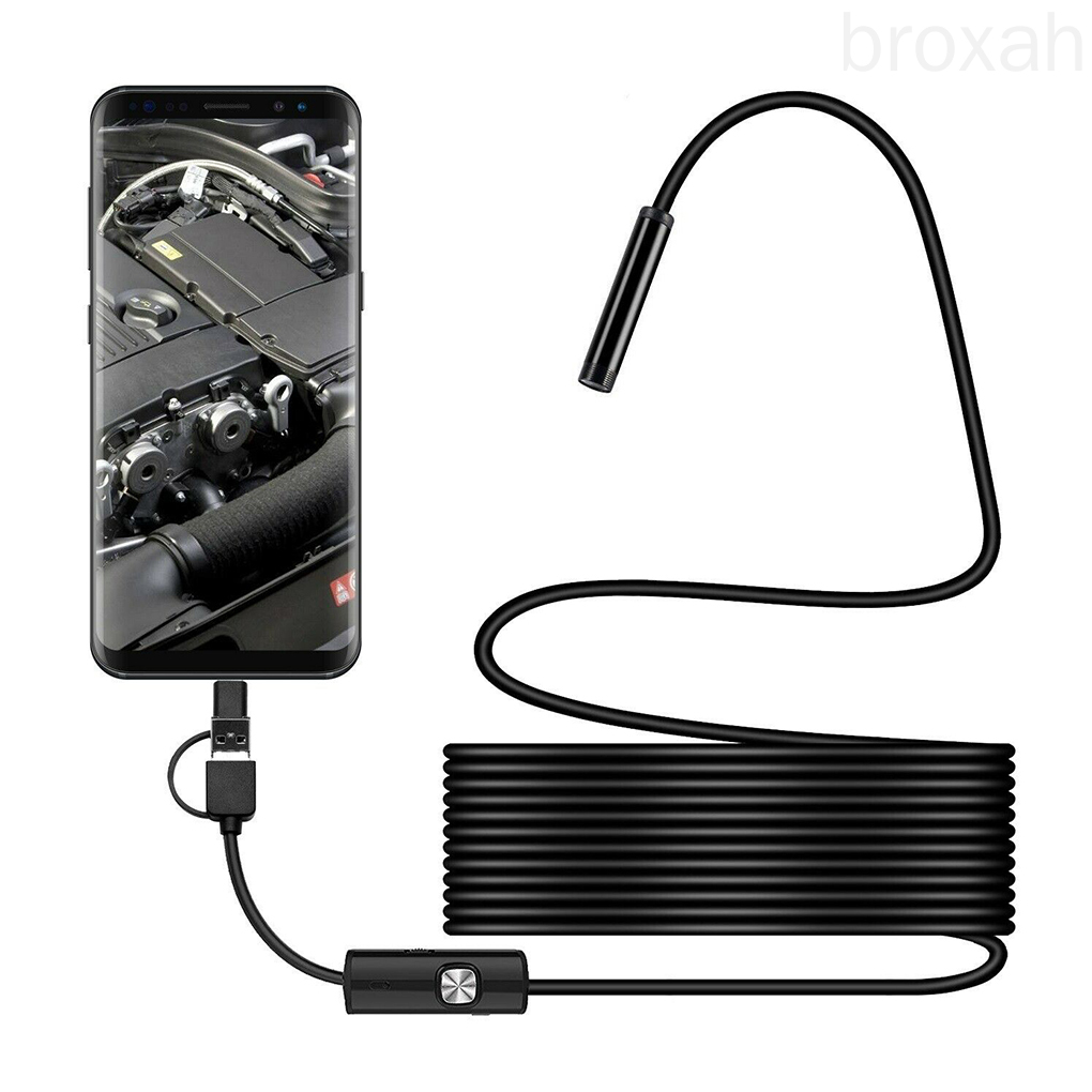 Camera Nội Soi Ip67 Chống Nước Jack 5.5mm Có Đèn Led