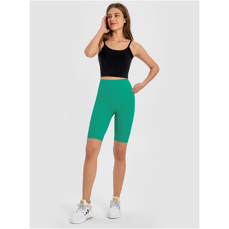 Quần tập Lululemon Align Striped Biker Short 10" Xuân Hè 2022 không logo - Quần tập thể thao Lulu không logo