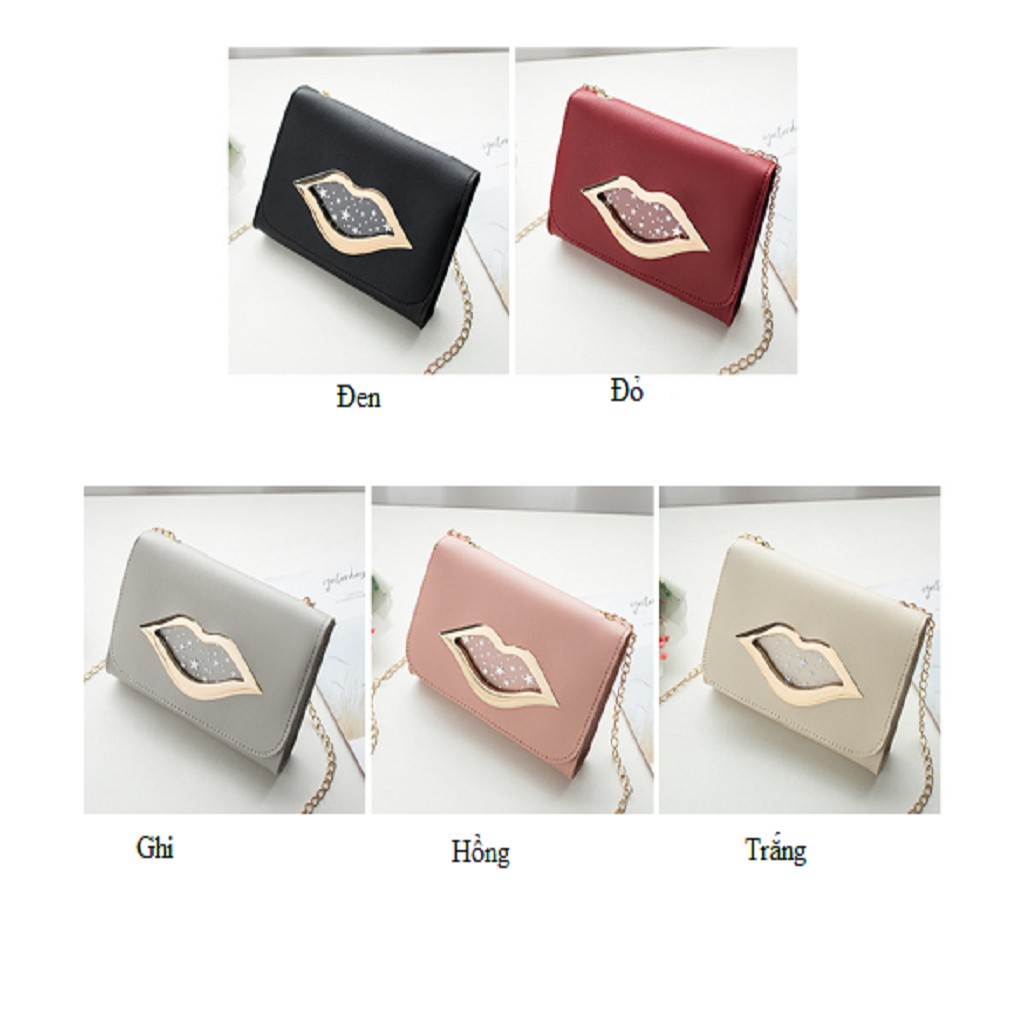 Túi đeo vai đôi môi mỹ nhân cực đẹp phong cách Hàn Quốc BÁN LÃI TÌNH CẢM | BigBuy360 - bigbuy360.vn