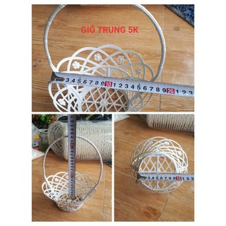 Giỏ trung cắm hoa (9*17cm)