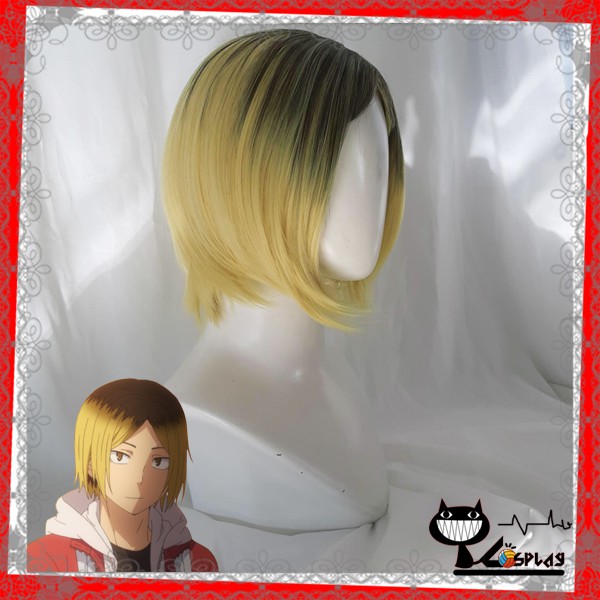 [sẵn] Wig/tóc giả cosplay Kenma Kozume - Haikyuu màu vàng đen [Miu Cosplay]