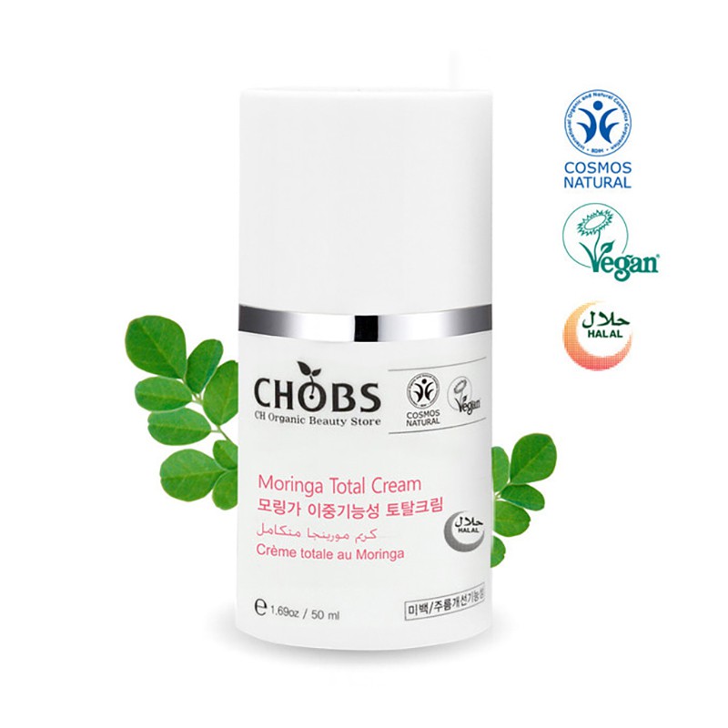 (Hàng Mới Về) Kem Dưỡng Da Chobs Moringa Total 50ml