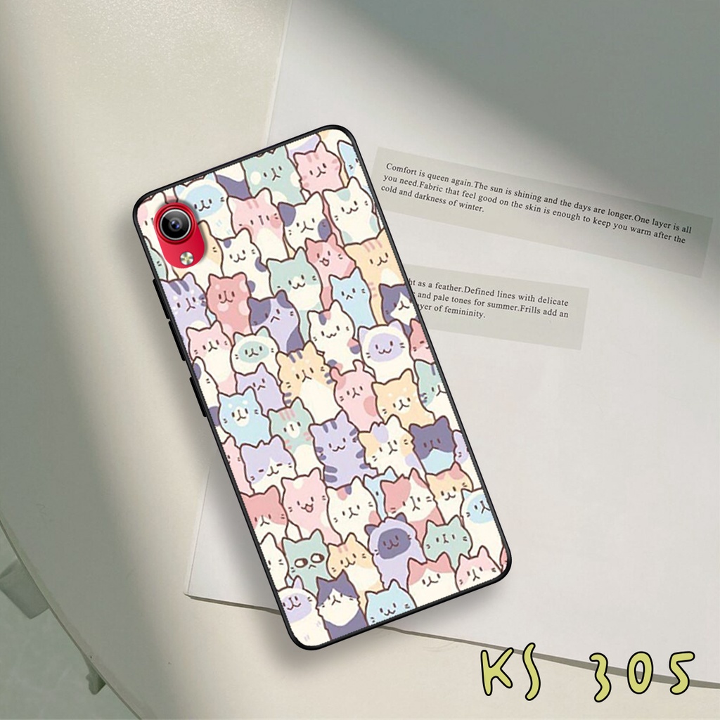 Ốp lưng Vivo Y91c - Vivo Y93 - Ốp in hình mèo con ngộ nghĩnh