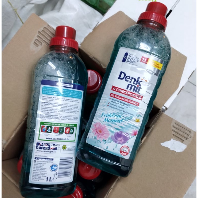 Nước lau sàn gạch đa năng Denkmit dung tích 1L hương hoa