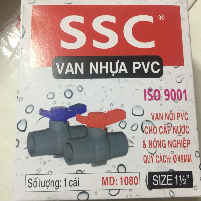 Van nhựa pvc các cỡ 21 27 34 42 48